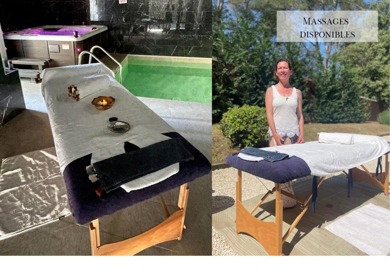 Villa 2Pers Lorgues Piscine, Spa, Hammam Esterno foto